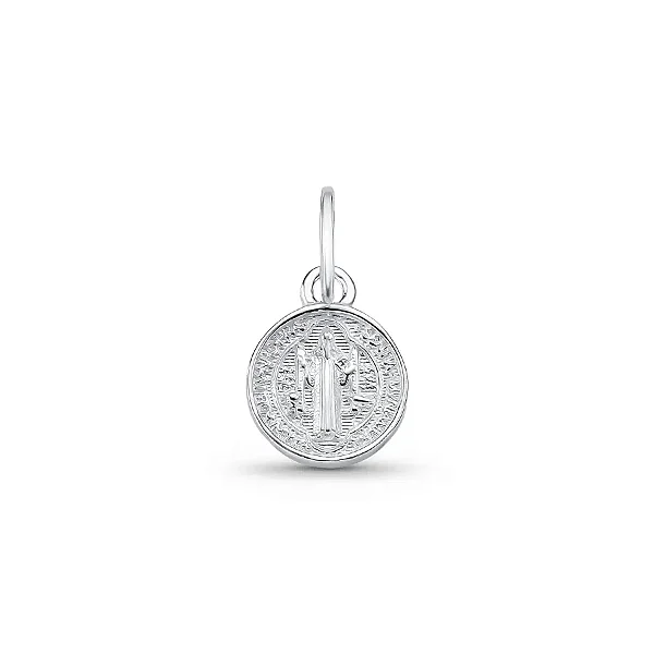Pingente Medalha São Bento - Prata 925