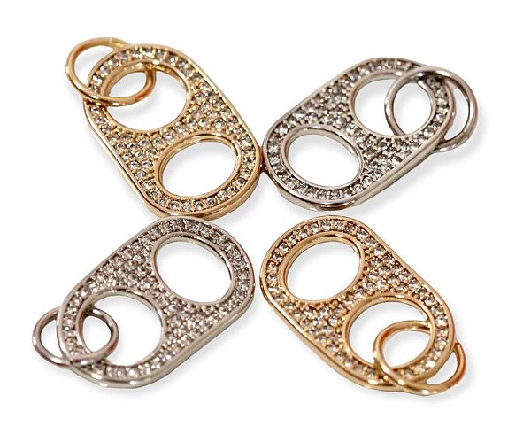 Pingente Soda Cap Cravejado