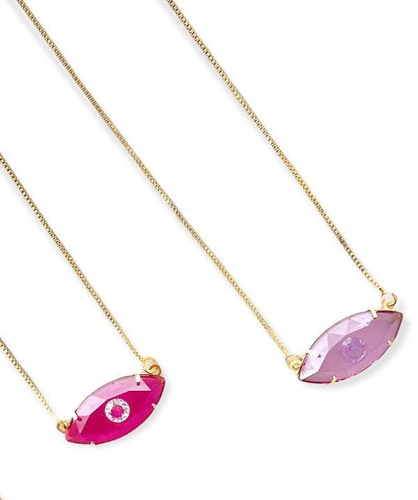 Colar Veneziana Olho Grego