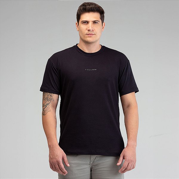 Follow Cotton Pima 3D Black