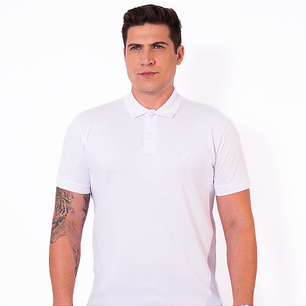 Camisa Polo Branca