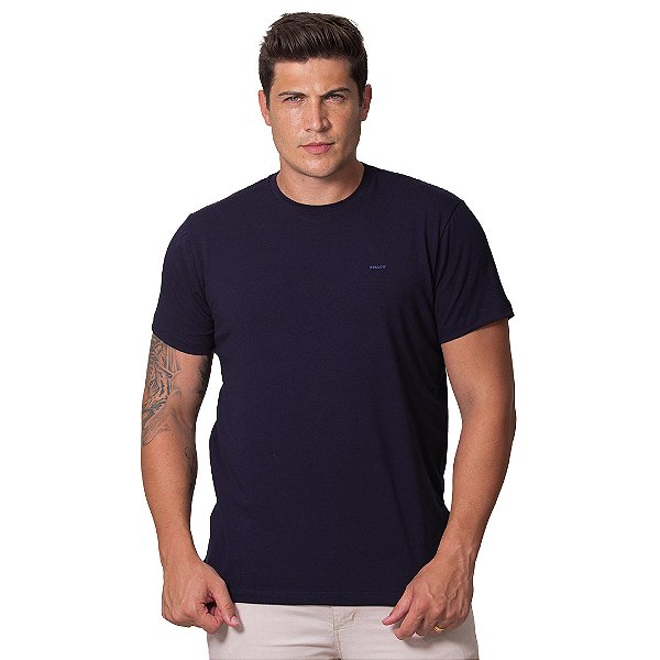 Follow Basic Cotton Pima Marinho #