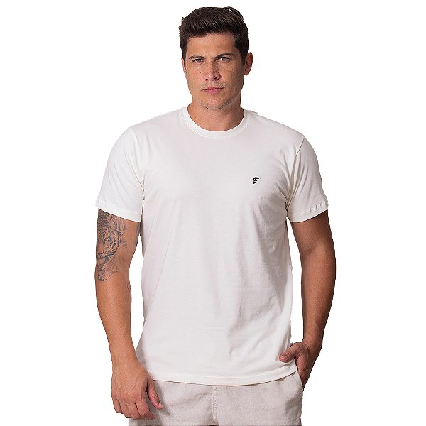 Follow Basic Bordada Off White #