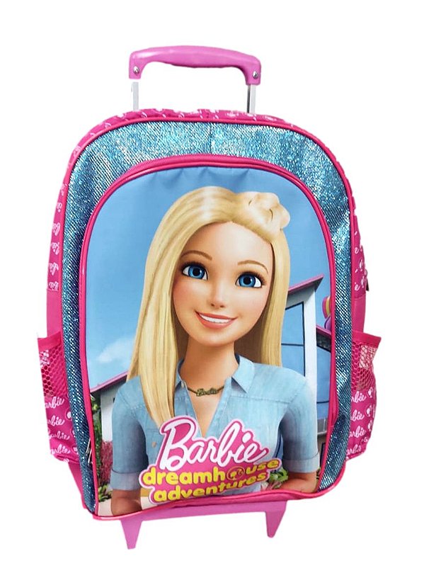 Mochila Escolar Barbie Com Rodinhas