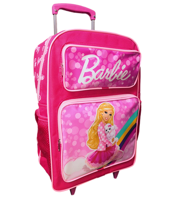 Mochila Escolar Barbie Com Rodinhas
