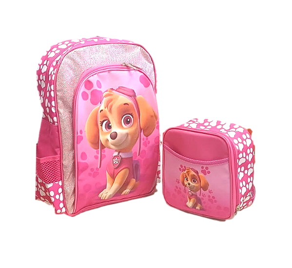 Mochila Escolar Skye + Lancheira Térmica