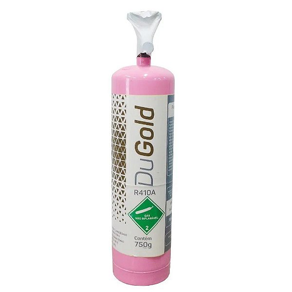Gás Fluído Refrigerante R410A 750g/ 800gr ONU3163 Com Valvula