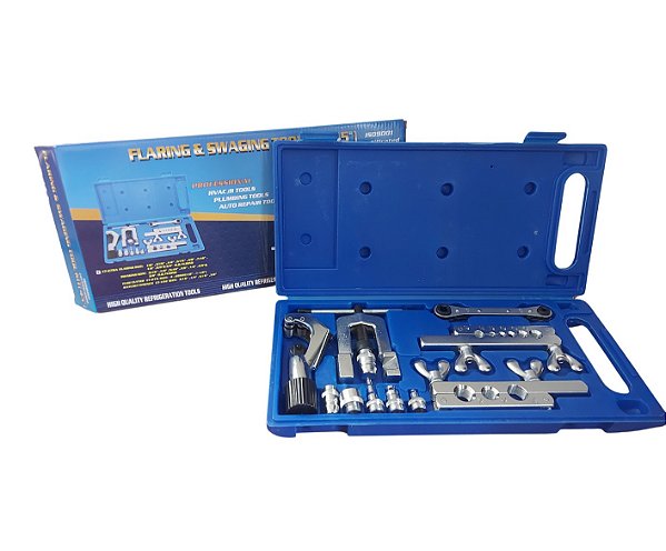 Flangeador e cortador de tubo Kit 1/8 a 3/4 CT278 Completo