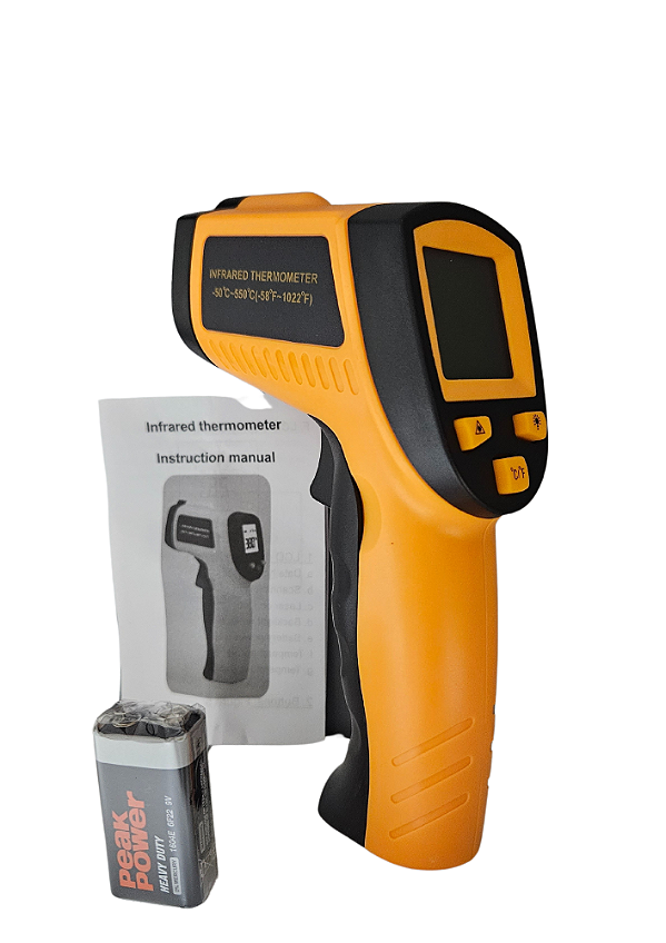 Termometro Digital Infravermelho Mira Laser - 50 a + 550°c