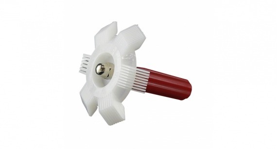 Pente Aletas 6 pontas Plastico