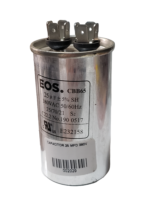 Capacitor Permanente 25 MDF 380V