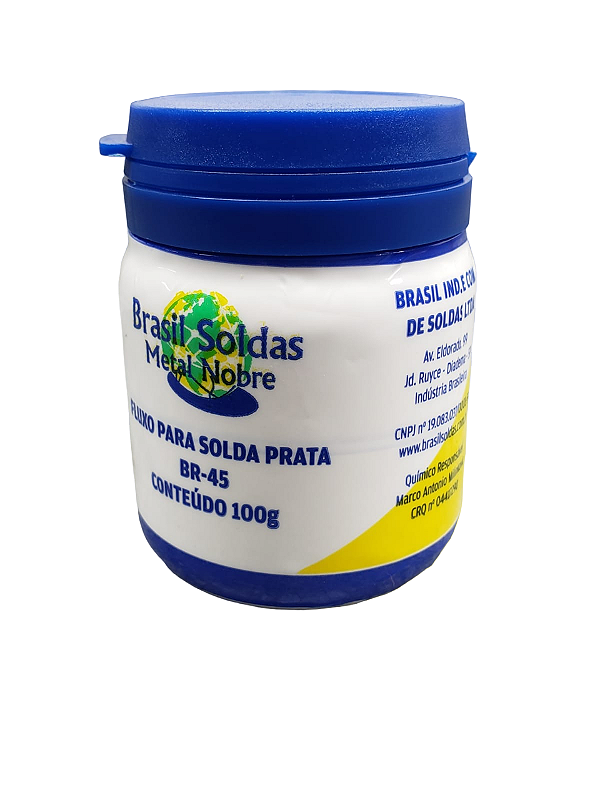 Fluxo Para Solda De Prata E Decapante 100gr -