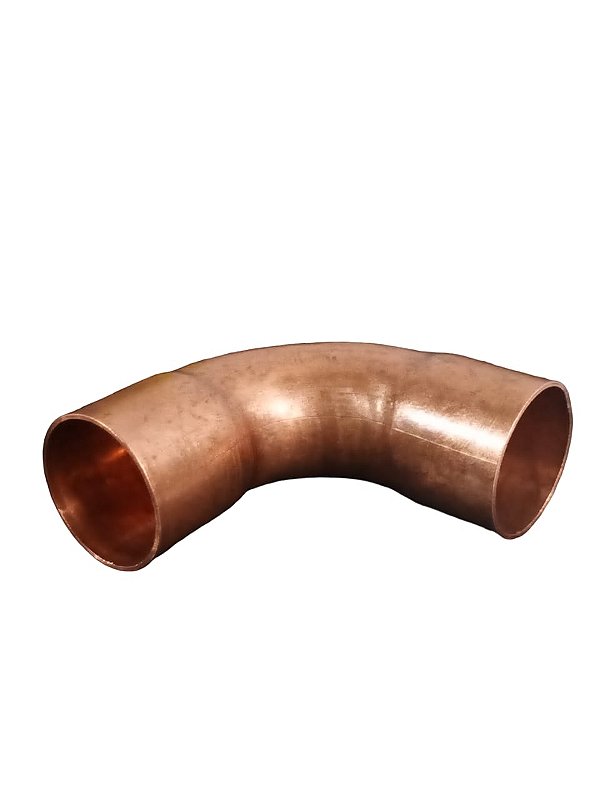 Conexão Curva 90º 1/4 De Cobre Para Solda Ar Condicionado