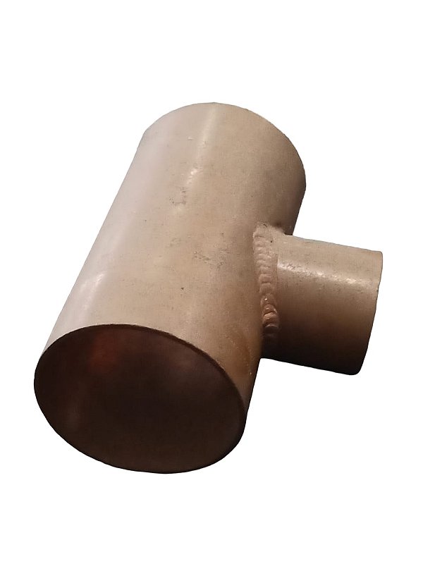 Tee de Cobre 2 1/8 X 2 1/8 X 1 3/8 Solda
