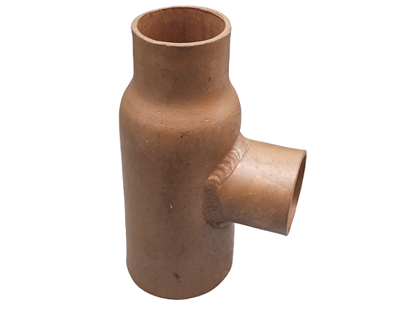 TEE de Cobre 1 3/8 X 7/8 X 1 5/8 SOLDA