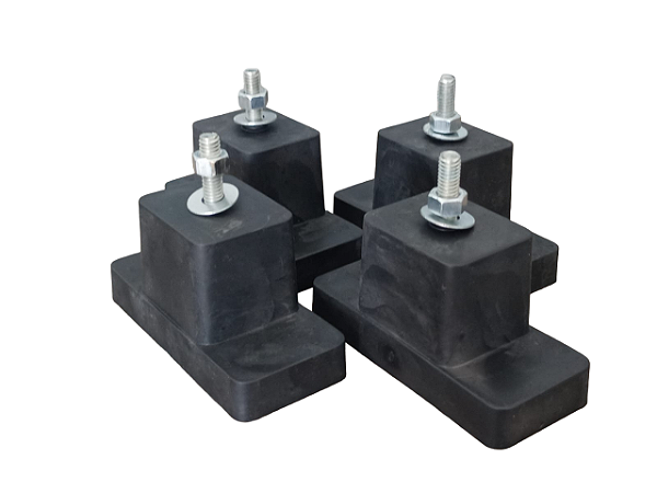 Calço De Borracha Condensadora Ar Split Podium 4pçs