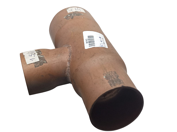 TEE de Cobre 2 1/8 X 1 5/8 X 1 5/8 Solda