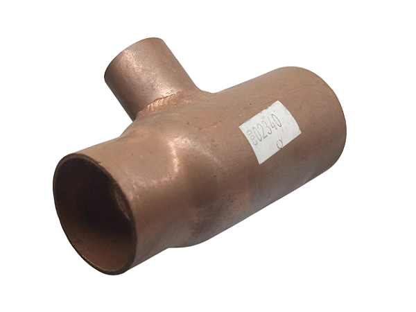 TEE de Cobre 1 3/8 X 3/4 X 1 1/8 Solda