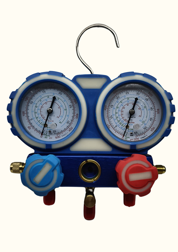 Manifold com maleta R410/134/407/R22 baixa R32 mang 90cm