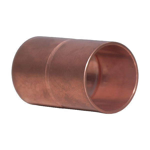 Luva União Reta Solda 5/8 Latão Forjado Ar Condicionado