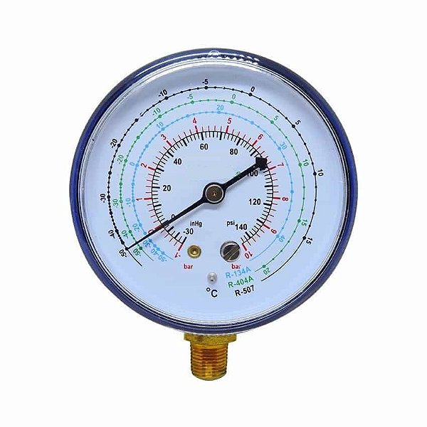 Manômetro de baixa para gás R134A/404A