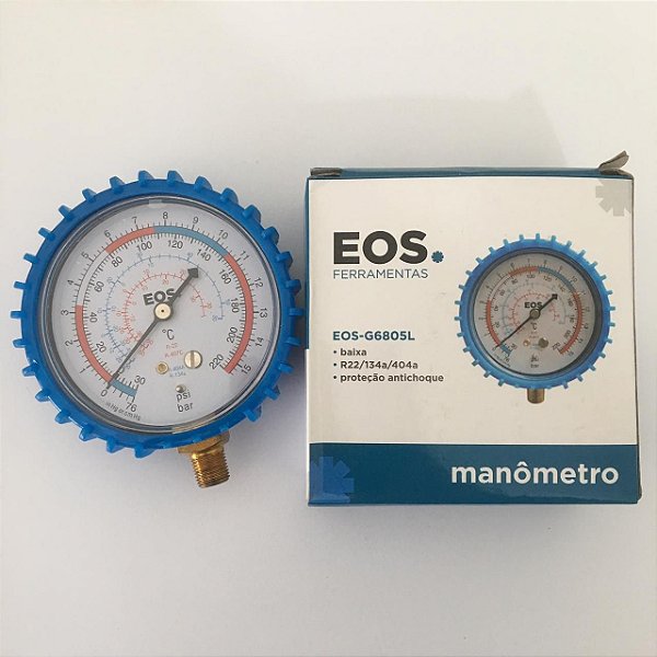 Manômetro de baixa para gás R22/404/134/407
