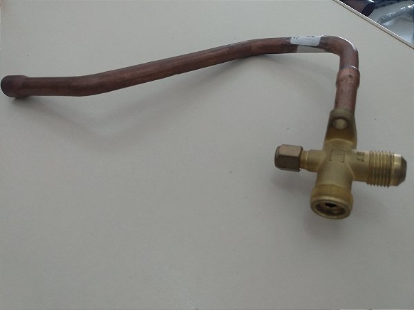 Válvula de serviço 1/2 longa para Split sem tampão c/ condutor