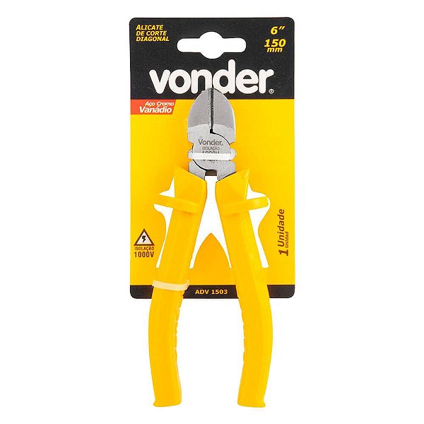 Alicate corte diagonal 6 1000v Vonder