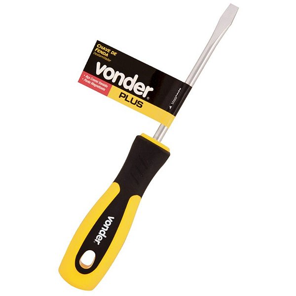 Chave fenda (k) 1/4x5 CRV Vonder Plus