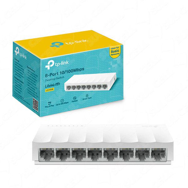 Switch 8 Portas 10/100 Ls1008 Tp-link