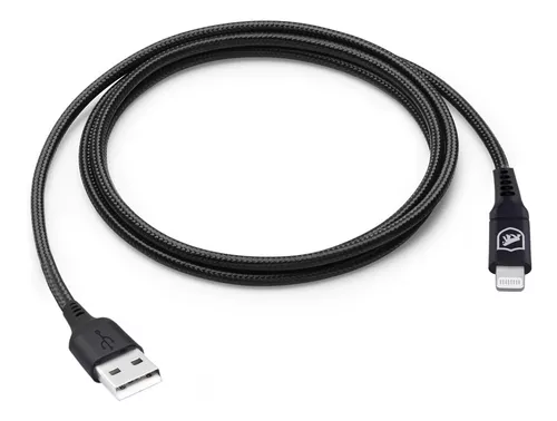 Cabo de Celular Survivor Usb para Lightning Preto 1.5M Gs-4778 Gshield