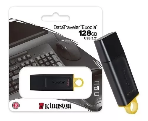 Pendrive 128gb Datatraveler Exodia Usb 3.2 DTX/128GB Kingston