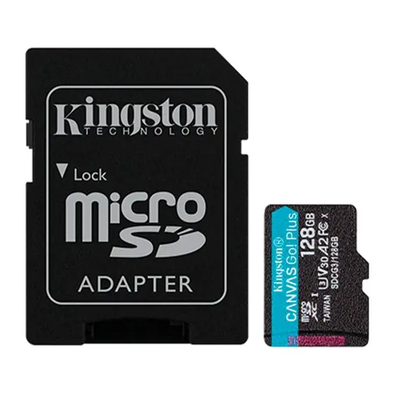 Cartão de Memoria Kingston 128gb Classe 10 Micro 170mb/s SDCG3/128GB
