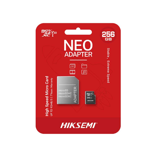Cartao De Memoria 256gb Class 1 Hsi Micro HSTFC1256GADAPTER Hiksemi