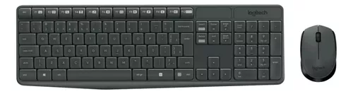 Kit Mouse e Teclado Sem Fio MK235 Logitech