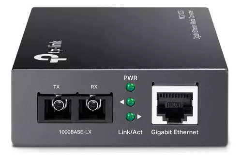 Conversor de Rede Fibra Optica Midia Gigabit MC210CS Tp-link