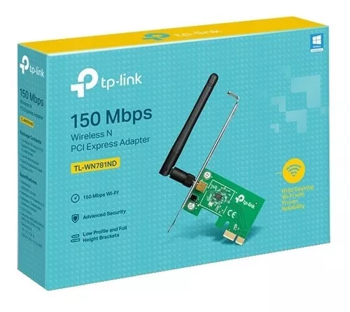 Placa Pci Express Wireless Wifi 150Mbps TL-WN781ND Tp-link