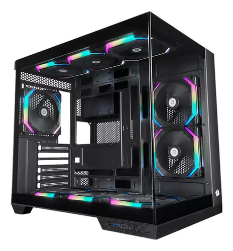 Gabinete Desktop Gamer Wideload Pro CA604BPRO Preto Redragon