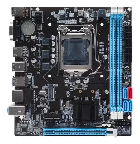 Placa Mãe Desktop Intel LGa 1155 Ddr3 BMBB75-G3HGU-M2 BMBH61-G2HG-M2 16GB Nvme Bluecase