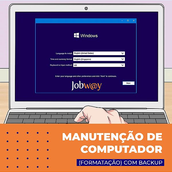 Manutenção de Computador (Formatação) Com Backup