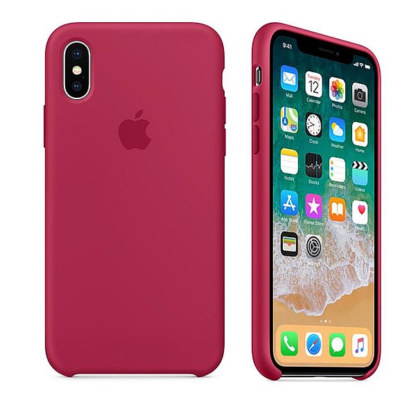 Capa iPhone X Silicone Silicone Alta Qualidade