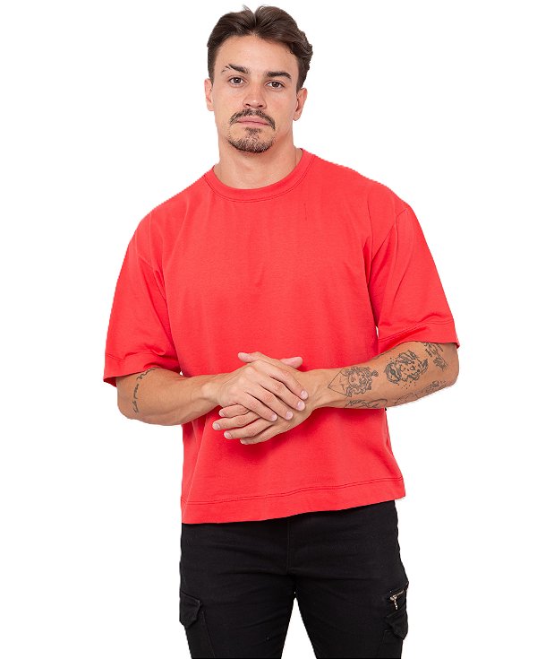 Camiseta Boxy Masculino Pitaia