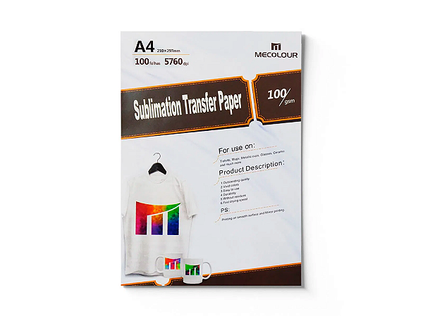 Papel Sublimático Mecolour  A4