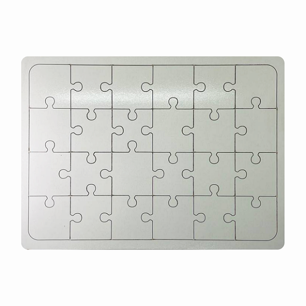 Quebra Cabeça MDF A4 para Sublimação - 24 Peças