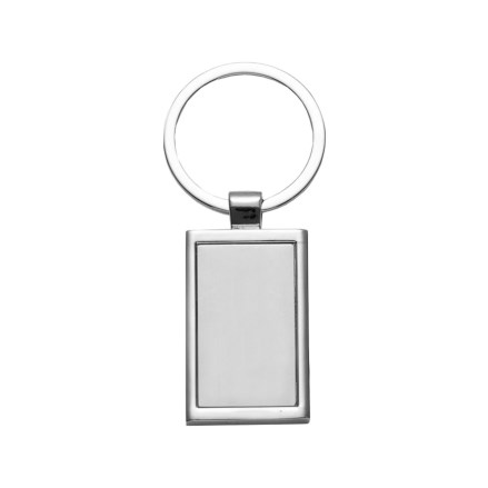 Chaveiro de Metal Luxo Retangular