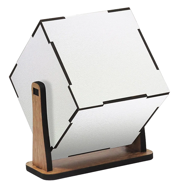 Cubo Giratorio 6fotos MDF 6MM/3MM