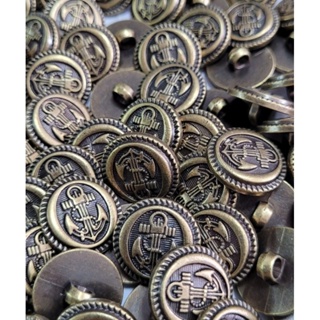 Botão Abs Ouro Velho Tam. 28 (17,78mm) 100 Unidades