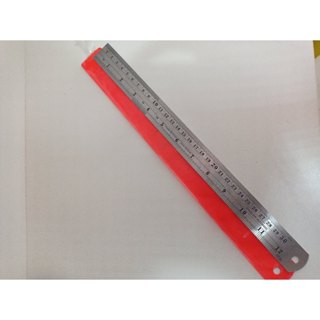 Régua de Metal Inoxidável  Para Scrapbook 30cm