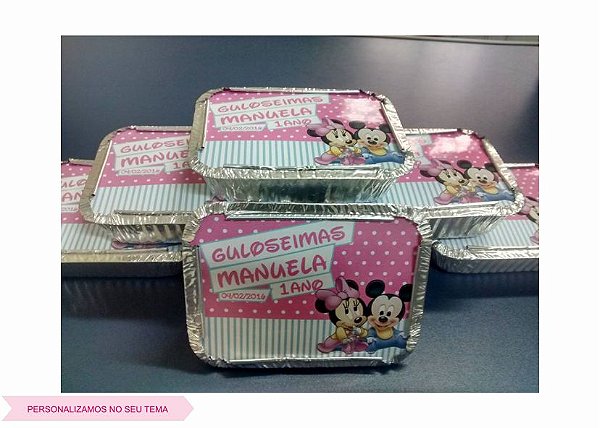 Marmitinhas Personalizadas 250g - Pct com 10 unidades