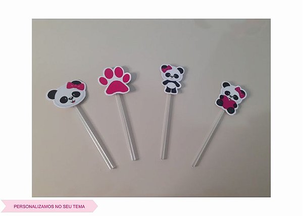 Toppers para doces - Pct com 20 unidades
